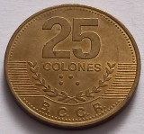 Costa Rica, 25 Colones 2007, America Centrala si de Sud