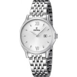 Ceas Dama Festina Classics F16748/2 Argintiu, Bratara Metalica, Analog, Cadran Rotund 31mm