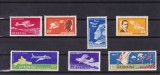 ROMANIA 1960 LP 500 ZIUA AVIATIEI SERIE MNH, Nestampilat