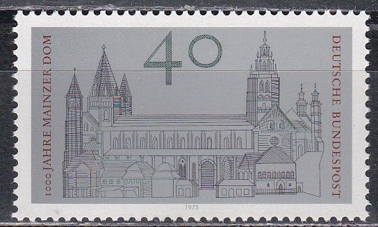 Germania 1975 - Aniversarea a 1000 de ani a Catedralei Mainz, MNH