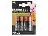 Acumulator AA Duracell 1300mAh, 1.2V, Ni-MH, R6, B4