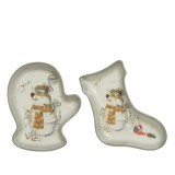 Cumpara ieftin Farfurie - Dolomite - Snowman - White - mai multe modele | Kaemingk