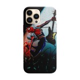 Husa compatibila cu Apple iPhone 12 model Spiderpunk, Silicon, TPU, Viceversa, Transparent, Carcasa