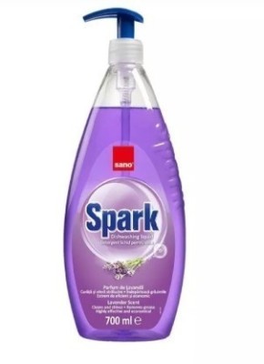 Detergent vase SANO SPARK lavanda, 700 ml cu pompita foto