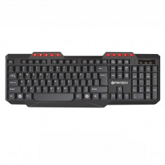 Tastatura Multimedia FanTech K210, USB, 114 taste, cu fir foto