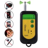 Detector semnal RF Techstar, 100-2400MHz, raza pana la 10m, pentru camere wireless, microfoane si transmitatoare, antena telescopica, mod cautare lung