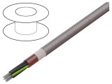Cablu Siliconic 7G1,5mm&sup2; Maro-Roșu 60-180&deg;C