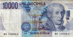 Italy 10.000 Lire 03.09.1984 P112d Circulata foto