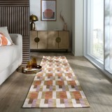 Cumpara ieftin Covor traversa Manhattan Riley Block Geo Natural 60X230 cm, Flair Rugs