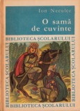 O samă de cuvinte