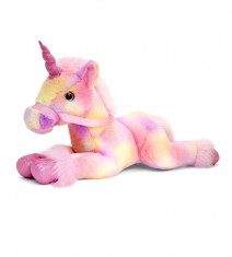 Unicorn de plus Curcubeu 50 cm foto