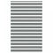 Jaluzea tip zebra gri &icirc;nchis lățime țesătură 140,9 cm poliester