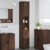 VidaXL Dulap de baie &icirc;nalt Stejar brun 30 x 35 x 192 cm Lemn compozit 883341