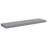 Cumpara ieftin Raft de perete suspendat, gri, 90x23,5x3,8 cm, MDF