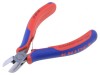 Clești laterali pentru tăiere 115mm fațetă mică, KNIPEX