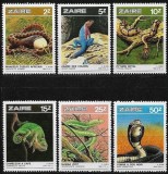 C5324- Congo 1987- Fauna 6v.nestampilata MNH