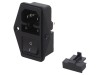 Conector Alimentare AC SCHURTER 4304.6090, IEC 60320 C14, 10A 250V, Montare Panou