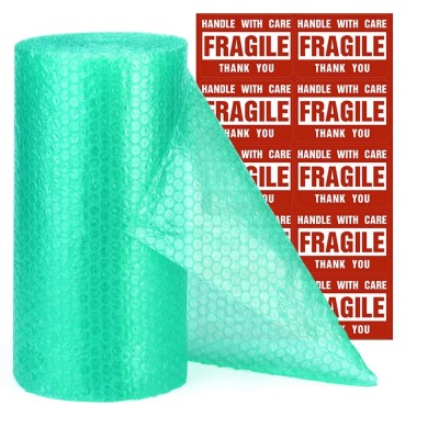 Folie Ecologica cu bule de Aer pentru Impachetare obiecte fragile verde Inchis foto
