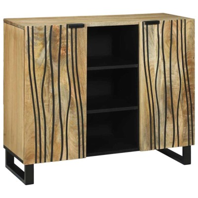vidaXL Bufet Maro 90 x 33 x 75 cm Lemn masiv de mango 4017964 foto