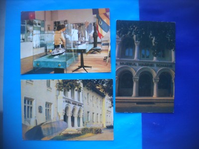 HOPCT LOT NR 614 MUZEUL MARINEI CONSTANTA-CT-3 CARTI POSTALE-RSR-NECIRCULATE foto