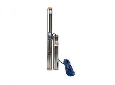 Pompa submersibila 4SD6/14, 2.2kW, 400V, debit 162l/min, H refulare 103m, cablu 20m, rezistenta la nisip, Ibo Dambat IB021047 foto