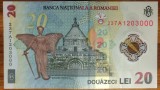 Romania - bancnota de colectie mai rara - 20 lei 2021 - Ecaterina Teodoroiu - polimer, circulata - stare foarte buna- SERIE INTERESANTA 1203000 !