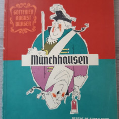 BARONUL VON MUNCHHAUSEN - Gottfried A. Burger- EUGEN TARU (ilustratii) 1967