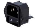 Conector Alimentare AC 15A 250VAC IEC 60320