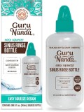 Sticla pentru Irigare Nazala, GuruNanda, Conceputa pentru o Curatare Eficienta si Delicats a Sinusurilor, Varf Ergonomic, 240ml
