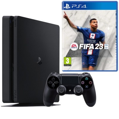 Consola Sony PlayStation 4 SLIM PS4 1TB + Controller + FIFA 23 Second-Hand SH foto