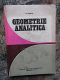 GEOMETRIE ANALITICA - RADU MIRON , 1976