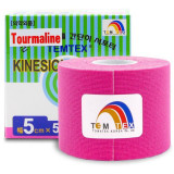 Temtex Tape Classic bandă elastică muschii si articulatiile culoare Pink, 5 cm x 5 m 1 buc