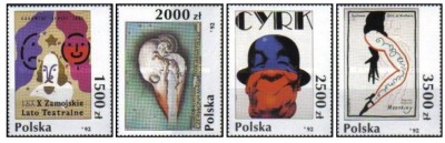 Polonia 1992 - arta, serie neuzata foto
