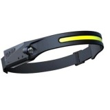 Lanterna de cap cu acumulator CSD, profesionala, frontala cu unghi larg de iluminare, led puternic si senzor miscare, pentru vanatoare, pescuit, campi