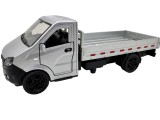 Macheta camioneta gri cu Platforma Model 1:36 Usile se Deschid Pull Back sunet si lumini