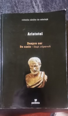 Aristotel - Despre cer foto