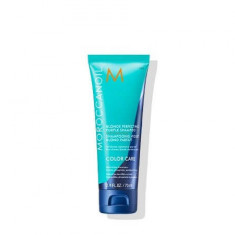 Sampon Blonde Perfecting Purple pentru par blond, 70 ml, Moroccanoil