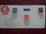 Plic-stamp.Fratia cehoslovaco-romana-19.06.1949