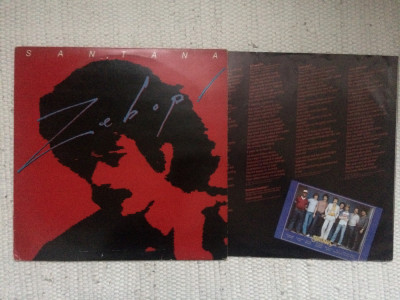 Santana Zebop! 1981 disc vinyl lp muzica fusion latin jazz rock CBS holland VG+ foto