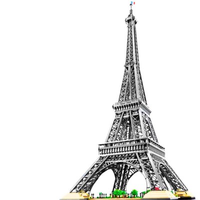 Constructie 3D, turnul Eiffel, 150 cm inaltime, 10000 piese cu prinderi stabile foto