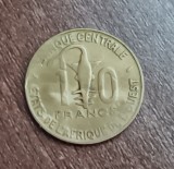 C50 - Moneda foarte veche - Africa de Vest - 10 franci - 1989