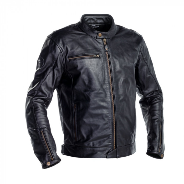 Geaca Piele Moto Richa Normandie Jacket, Negru, Marime 60