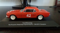 macheta ford mustang btcc 1965 - atlas, scara 1/43, noua. foto