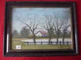 TABLOU ACOARELA PE CARTON (Nr.58)
