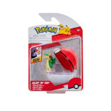 Pokemon - Figurine Clip N Go, Snivy &amp; Poke Ball