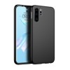 Husa Huawei P30 Full Cover 360 Negru + Folie Sticla Asahi Japonia, Policarbonat, Rezistenta Socuri, Zgarieturi, Anti-amprenta, Anti-alunecare
