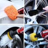 vidaXL Set de perii pentru curățarea mașinii 14 pcs 14 pcs Multi Color