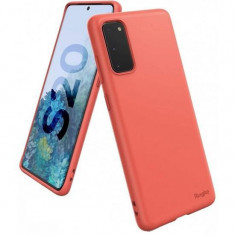 Husa Silicon Compatibila cu Samsung Galaxy S20 - Ringke Air S Coral