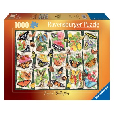 Ravensburger - Puzzle fluturi tropicali 1000 piese foto