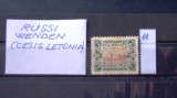 Rusia revolutionara- RUSSI WENDEN (CESIS LETONIA) Timbre rare.